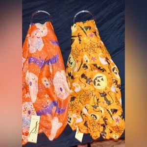 Two Infinity Halloween Scarves new with tags